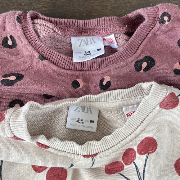 Zara sweatsuits x 2 size 2-3 Y (98cm) - Picture 2 of 6